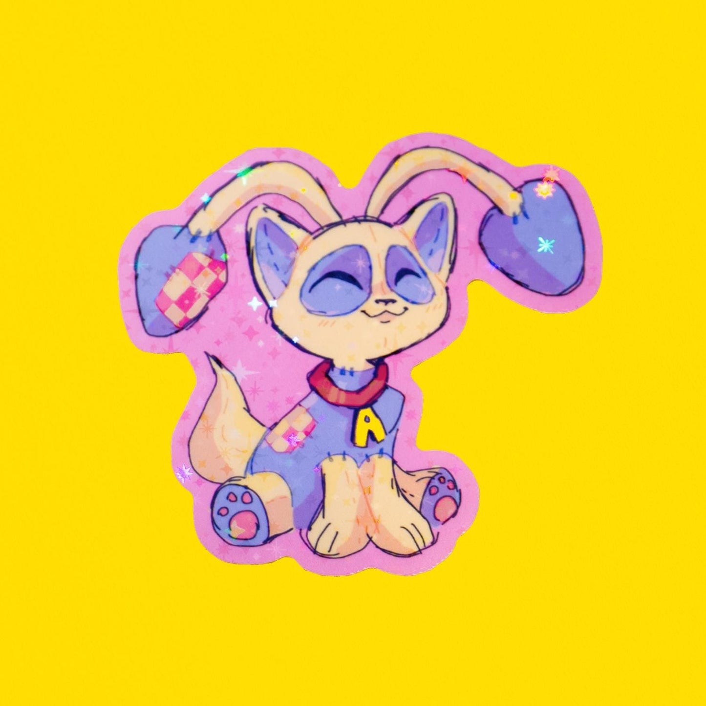 Neopets Plushie Aisha Vinyl Sticker