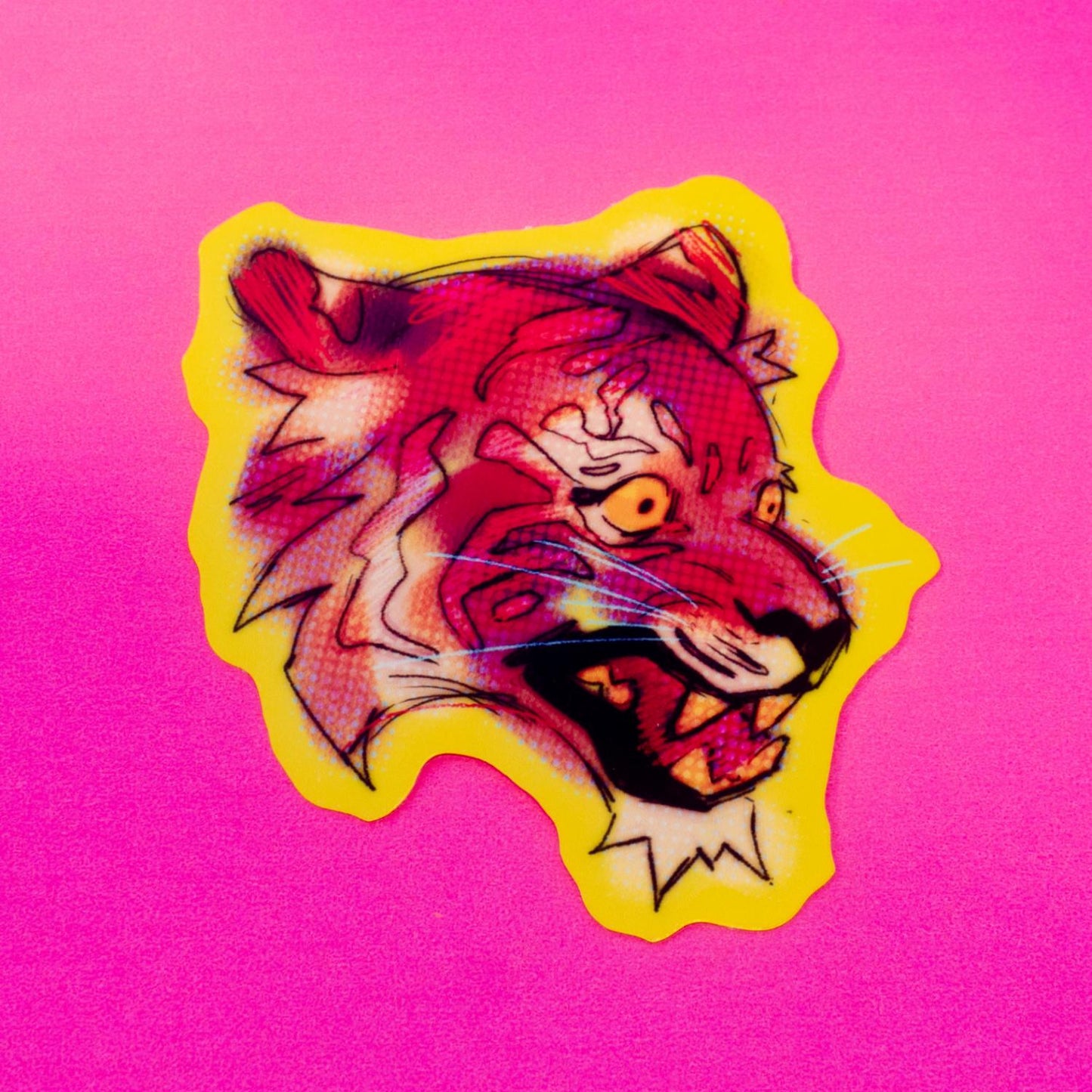 Tiger Vinyl Sticker