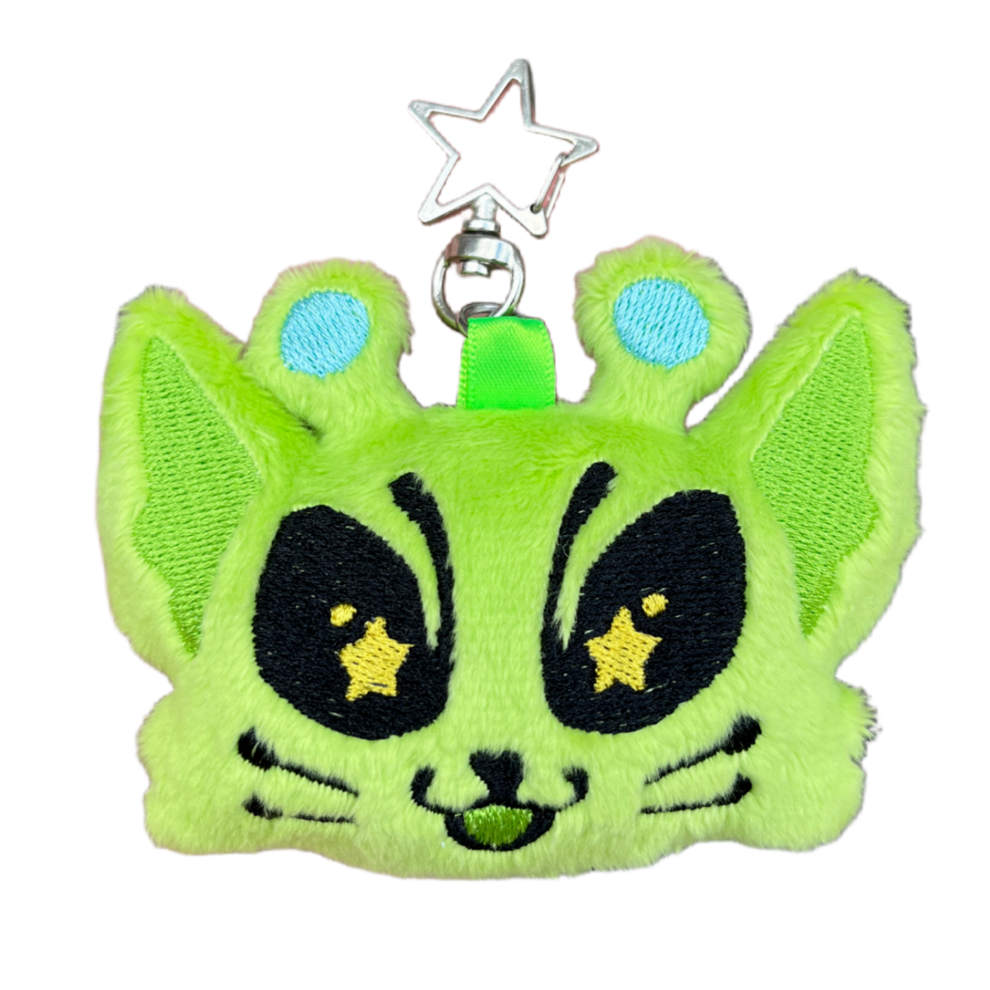 Alien Kitty Plushie Keychain
