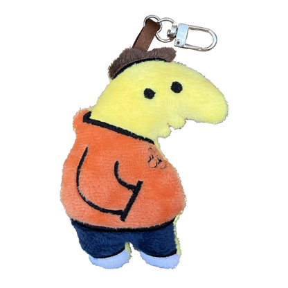 Smiling Friends Charlie Plushie Keychain