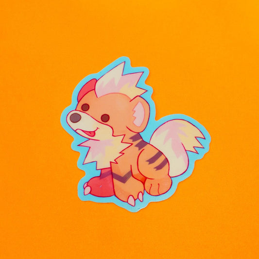 Growlithe Vinyl Sticker