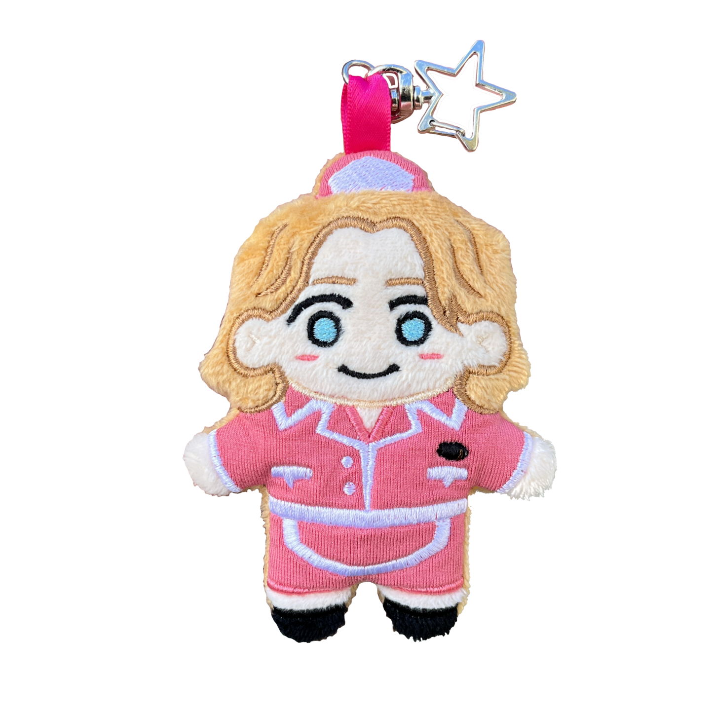 Rose Marigold Plushie Keychain