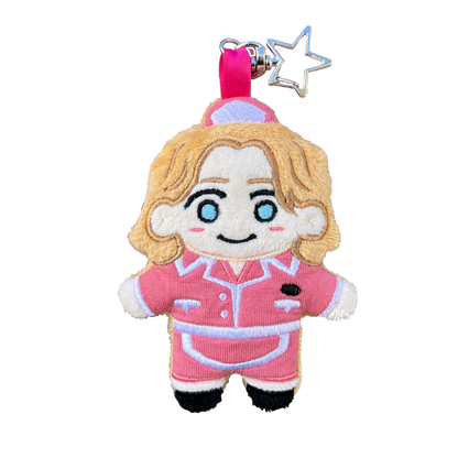 Rose Marigold Plushie Keychain